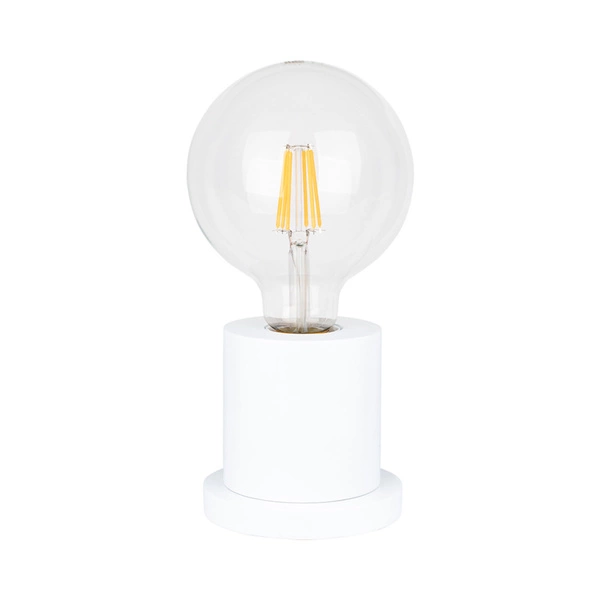 Tasse Lampa Stołowa 1xE27 Max.25W Biały/Transparentny PVC 7392102