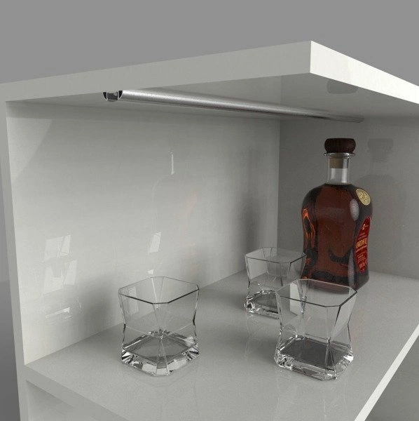 Profil LED P2-1 100cm szer. 13 | do osłonek C1/C4 | srebrny