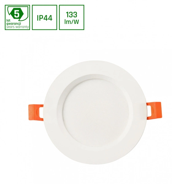 DURE 3 MAX DOWNLIGHT 12W CW 230V 110st IP44 IK06 Fi140x30 BIAŁY okrągły 5 lat gwarancji