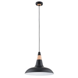 Lampa wisząca DORO BLACK R-1 E27 szer. 38,5cm | czarny