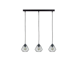 Lampa wisząca 3xE27 VILIS BLACK