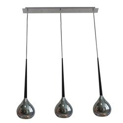 Lampa do jadalni LIBRA pendant smoky III