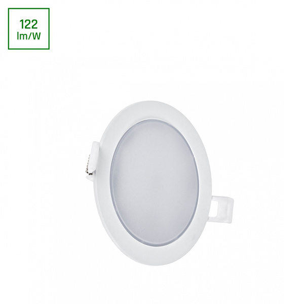 ALGINE ECO 2w1 NATYNK-PODTYNK DOWNLIGHT 6W NW 230V 110st IP20 IK06 115x35mm BIAŁY okrągła