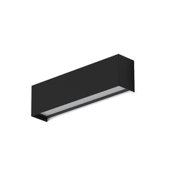 Kinkiet STRAIGHT WALL BLACK XS 26cm E14 | czarny 7601