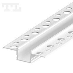 Profil LED GK18-3 podtynkowy 300cm szer. 46mm | do osłonek C1 C4 | biały