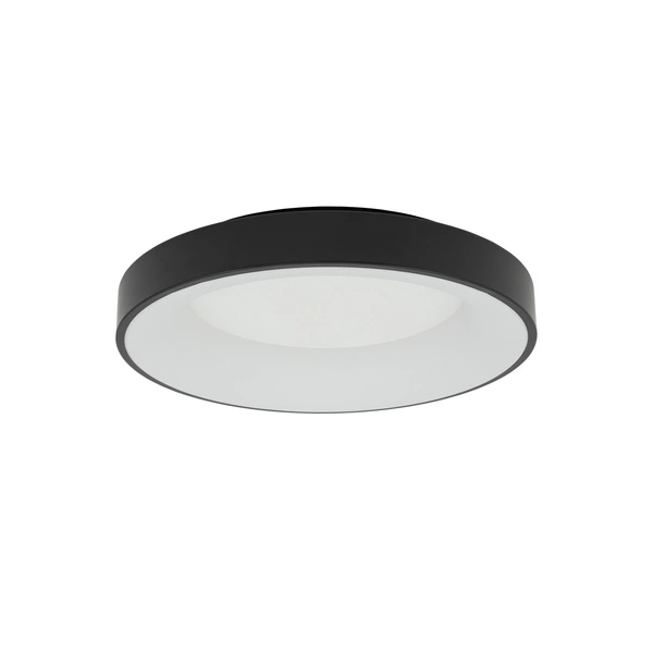 Plafon NIKKI ROUND LED śr. 48cm 48W barwa biała ciepła 3000K | czarny  11207