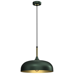 Lampa wisząca LINCOLN, MLP8032, 35 cm, zielony/złoty, 1x60W E27