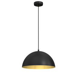 Lampa wisząca BETA, MLP7896, 35 cm, czarny/złoty, 1x60W E27