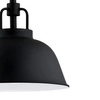 Lampa wisząca ALFA ALCANTARA CZARNA 1xE27 41cm | 60244