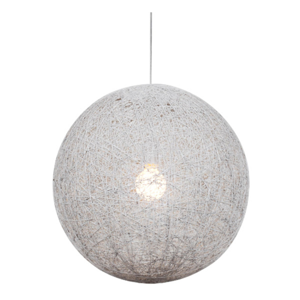 Lampa wisząca CARUBA 30 cm 31-26944 biała 1x60W E27