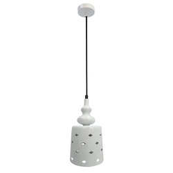 Lampa wisząca HAMP 31-51905 biała 1x60W E27