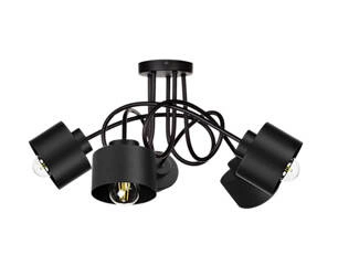 Lampa sufitowa 5xE27 SIMPLY BLACK