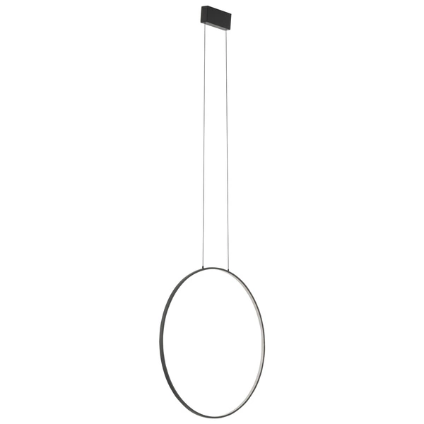 Lampa wisząca CIRCOLO LED M 60cm 21W barwa ciepła 3000K | czarny 10811