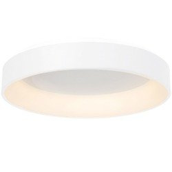 Biały plafon OHIO LED, śr 45cm 24W