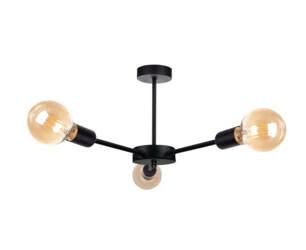 Lampa sufitowa 3xE27 SUN BLACK