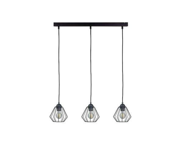 Lampa wisząca 3xE27 VILIS BLACK