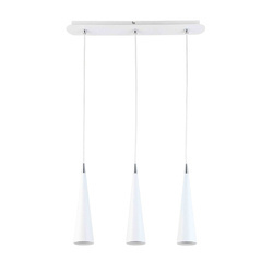 Lampa wisząca Pietro dł. 57cm 3xGU10 | biały