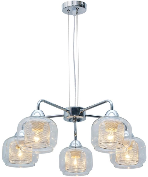 Lampa wisząca RAY 35-67098 chromowa 5x40W E14