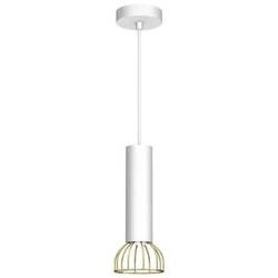 Lampa wisząca DANTE, MLP7254, biały/złoty, 1x8W LED GU10