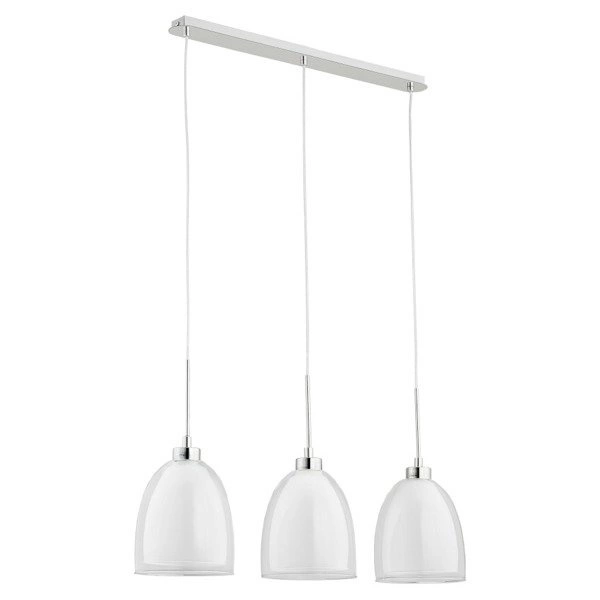 Lampa wisząca ALFA RONDA BIAŁA 3xE27 18cm | 60138