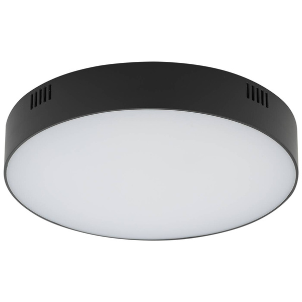 Plafon LID ROUND LED 21cm 35W barwa ciepła 3000K | czarny