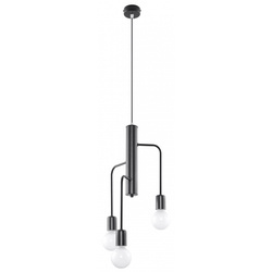 Lampa wisząca DUOMO 3M SL.0302 czarna 3xE27