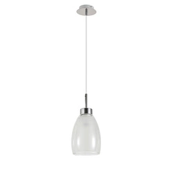 MORRO CHROME/WHITE LAMPA WISZĄCA 1XE27