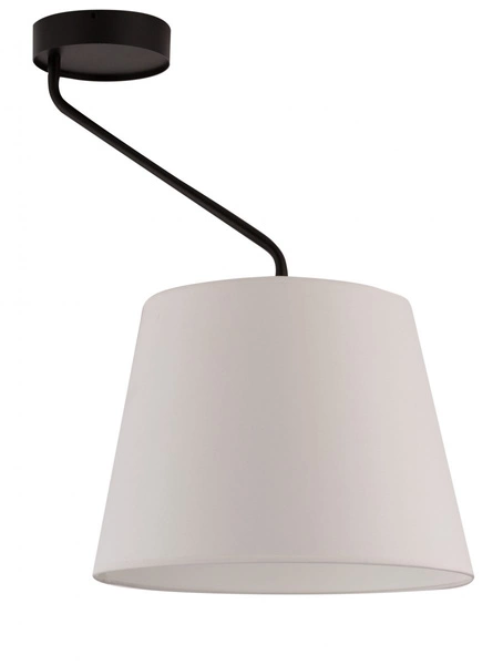 Lampa sufitowa LIZBONA 1 PLAFON czarny/biały 32120