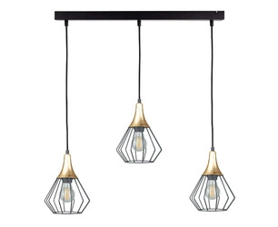 Lampa wisząca 3xE27 SELENE BLACK/GOLD