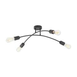 HELIX  BLACK LAMPA SUFITOWA 4 PŁ