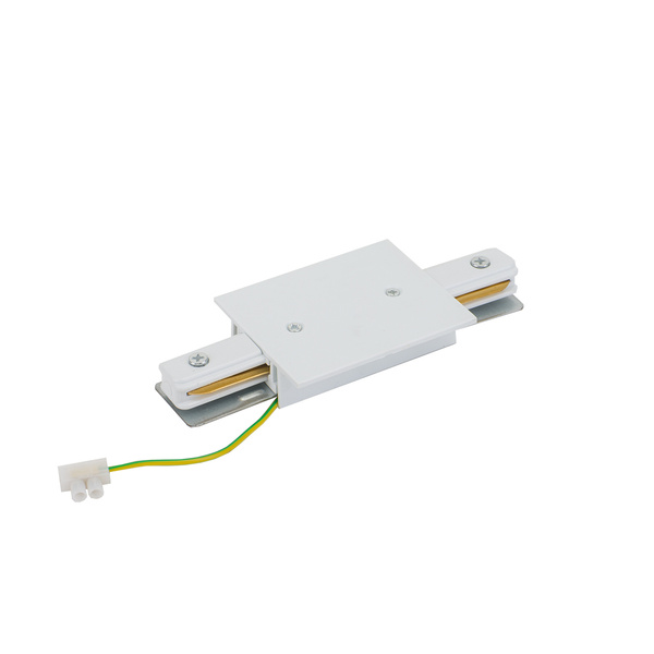 Łącznik zasilający wzdłużny PROFILE RECESSED STRAIGHT CONNECTOR | biały