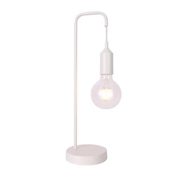 Lampa stołowa LAREN LEDEA, 50501193, biała,1x40W E27