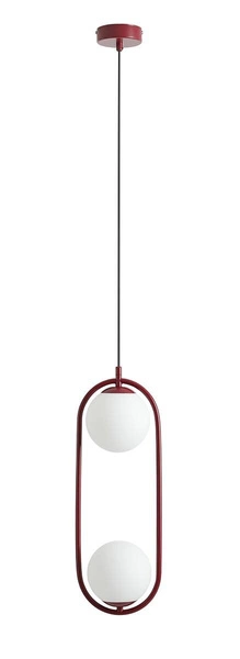 LAMPA WISZĄCA RIVA 2 RED WINE