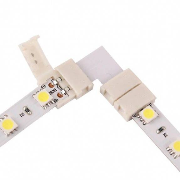 Złączka LED 10mm. Kształt: L EKPZ012