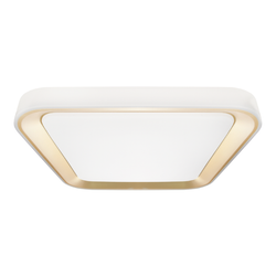 Plafon QUADRO GOLD, ML7930, biały/złoty, 38W LED