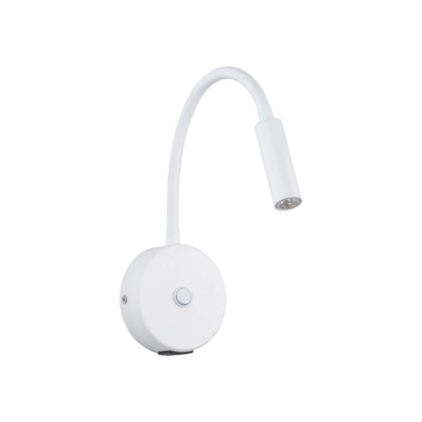 LAGOS WHITE KINKIET 1 USB 10202