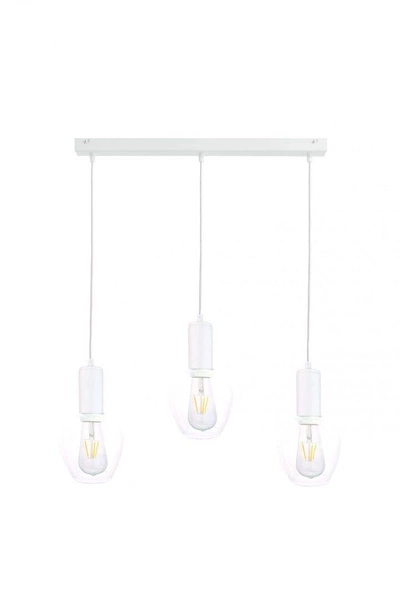 Lampa wisząca 3xE27 VERRE WHITE