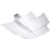 Plafon Sollux CELIA, Stal, Chrom, Szkło, Białe , E27 3x60W, SL.0351