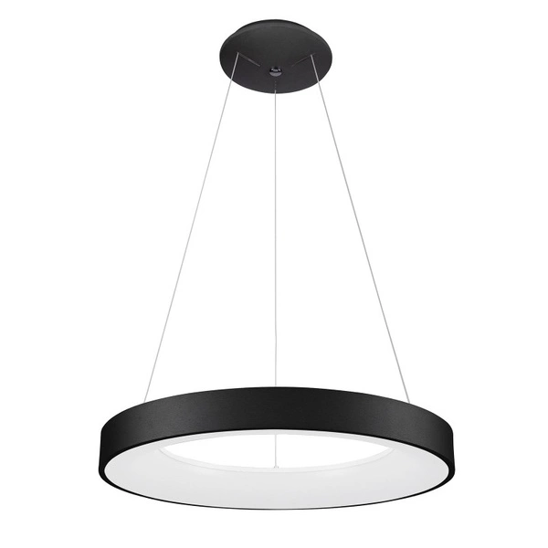 Lampa wisząca Giulia śr. 60cm 50W LED ciepła biel 3000K | czarny