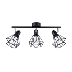 Lampa sufitowa ARTEMIS 3, czarny/chrom, 3x40W E14, SL.1107