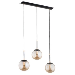 Lampa wisząca ALFA SEBIA CZARNA 3xE14 15cm | 61063