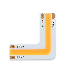 Łącznik do taśm COB LED CLICK kątowy 4000K 10 mm 2 PIN Typ L 12W