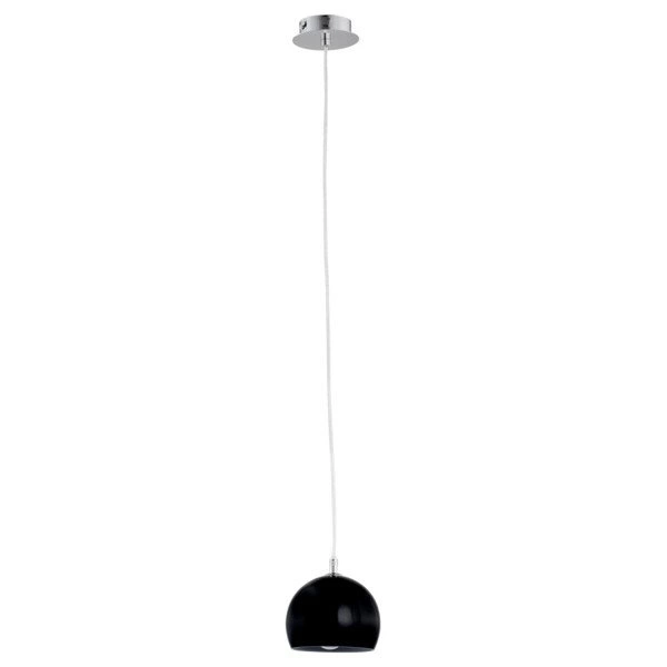 Lampa wisząca zwis WATERFALL czarna śr. 14cm