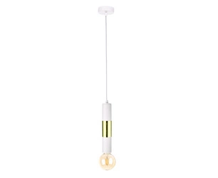 Lampa wisząca 1xE27 MAGNUM BULB WHITE/GOLD