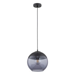 Lampa wisząca do salonu HIRA E27 wys. 90cm | szary