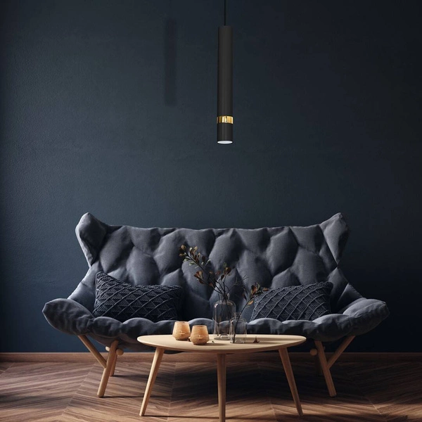 Lampa wisząca JOKER, MLP6079, czarny/złoty, 1x8W GU10