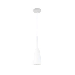 Lampa wisząca SOLIN, biała, 1x60W E27