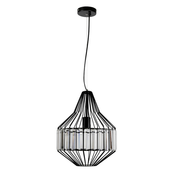 Lampa wisząca ALVARO 31-55163 czarna 1x40W E27