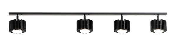 Aldex PLAFON TULL 4 (1+2) BLACK 1128PL_L1