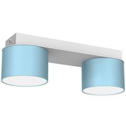 Lampa sufitowa listwa DIXIE BLUE 2x GX53 szer. 24cm | niebieski